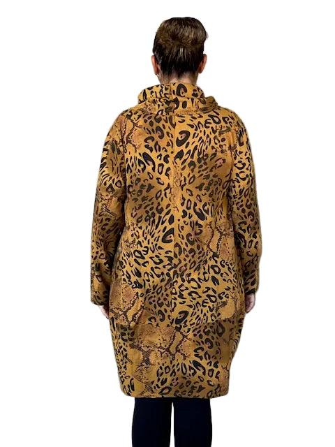 Transparente Animal Print Tunic
