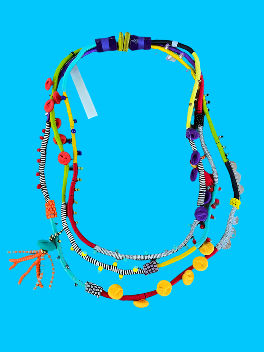 Beduin Recycled Necklace (Multicolored)