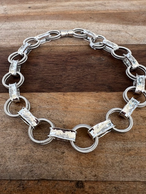 Silver Chunky Link Necklace