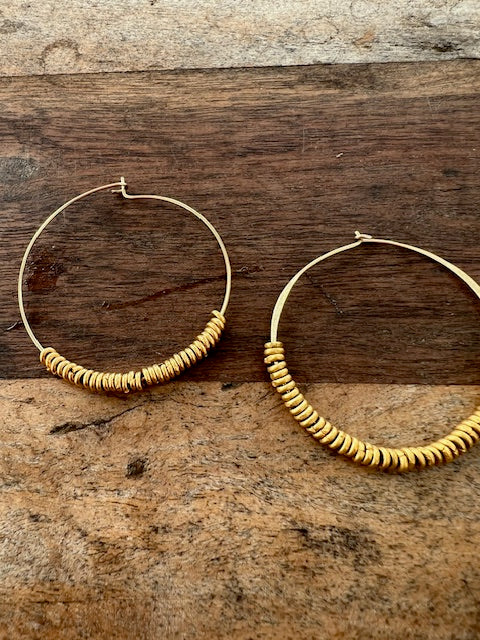 Kenya Hishi Beads Earrings