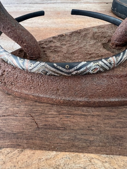 Torque Mali Choker Ebony Inlaid With Metal