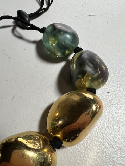 Eco Resin With 24K Gold Plate(Green &Gold Eco Resin )