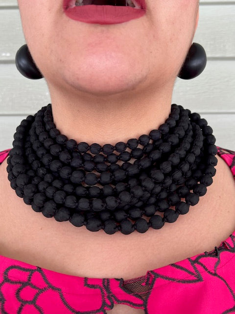 Sari Necklace (black)