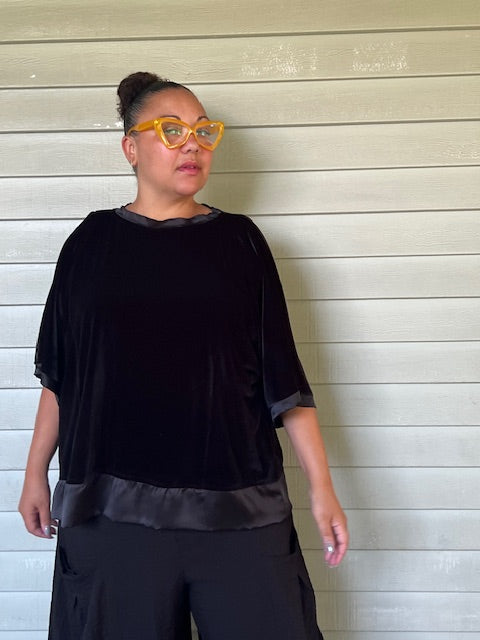 Soft Thin Wale Corduroy Top (Mustard or Grey)