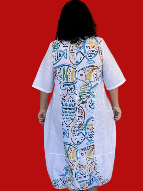 Transparente Fishes Dress