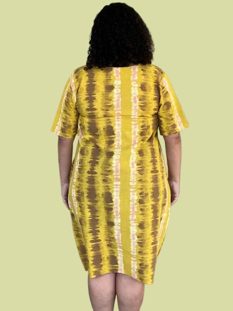 Transparente San Fran Dress (Mustard or Black)