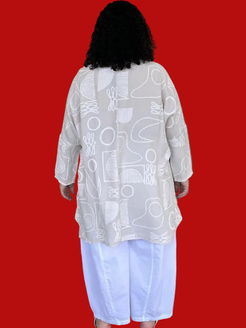 Transparente Naz Shirt (Black or Cream)