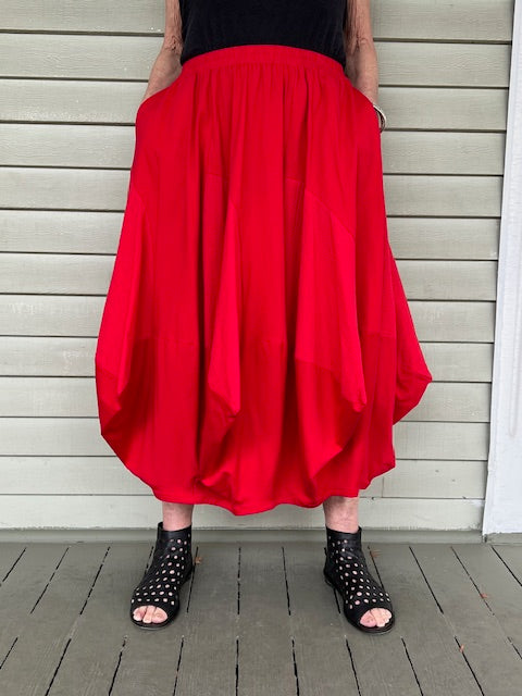 Kedem Sasson Tula Skirt (Red)