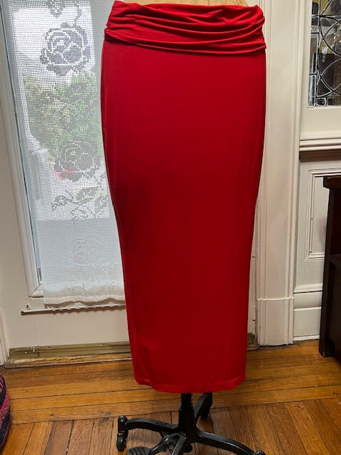 Kedem Sasson Pencil Skirt (White or Red)