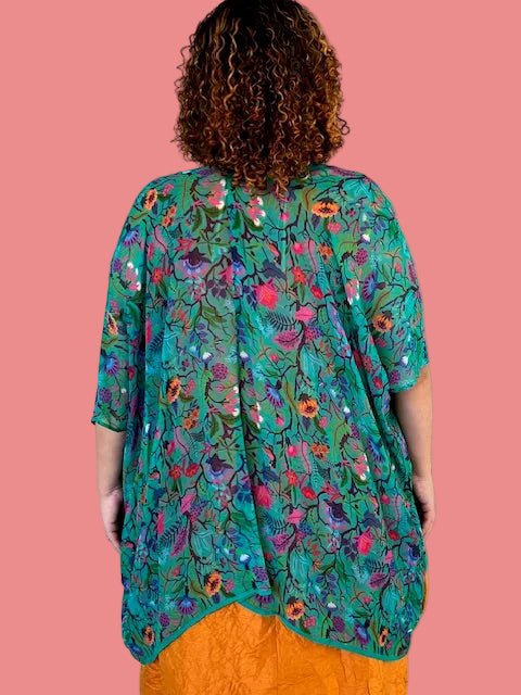 Emerald Green Ruana
