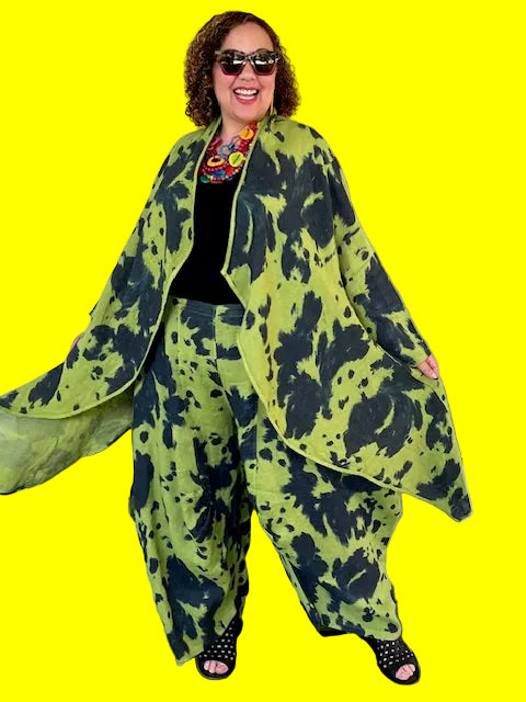 Transparente 100% Linen Hand Dyed Jacket / Duster (Copy)