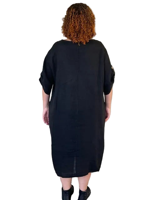 Transparente 3-Button Tunic (Red, White, Black, or Kiwi)