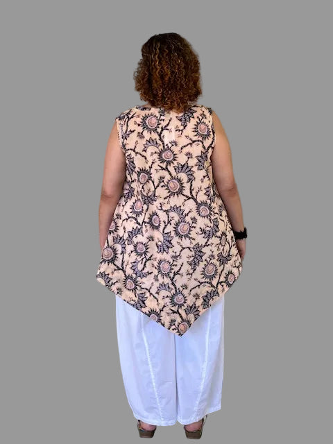 DTH 100% Cotton Voile Hankerchief Top