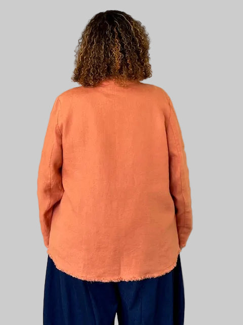 Risoni Frayed Hem Jacket