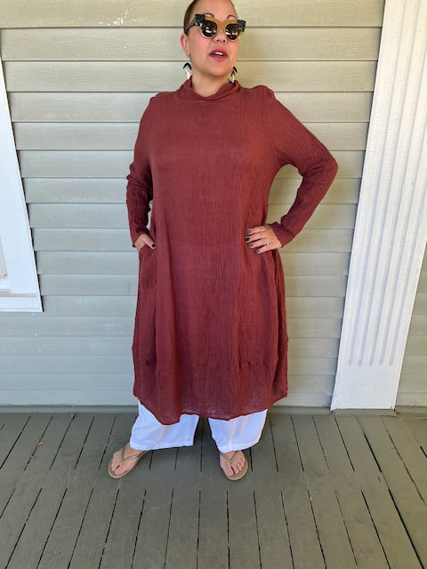 Cheyenne 100% Linen Gauze Dress