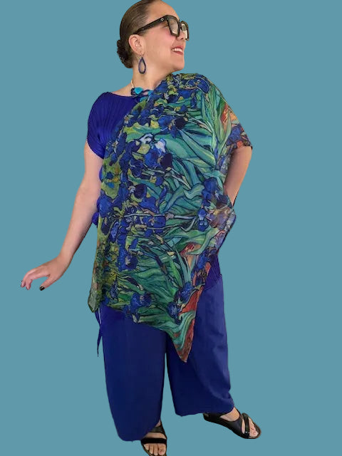 Iris Chiffon Scarf