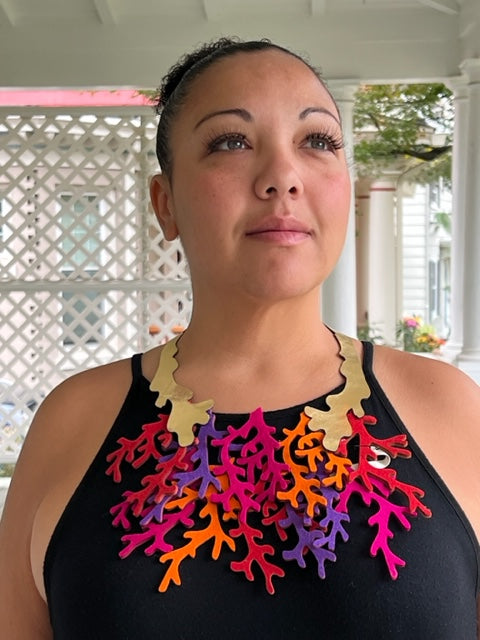 Handmade Peruvian Coral Necklace