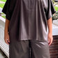 DTH Steel Gray Silk Stretch Charmeuse Pants and Top (Sold Separately)