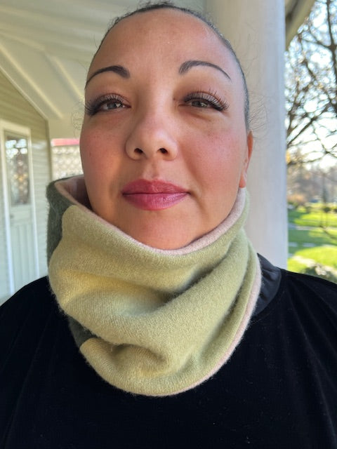 Upcycled 100% Cashmere Neck Muff (NEW COLORS)