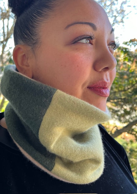 Upcycled 100% Cashmere Neck Muff (NEW COLORS)
