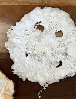 Handmade Snowflake Ornament Notecard