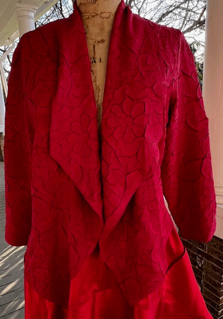 Vanite Couture Short Crinkle Top (wine)