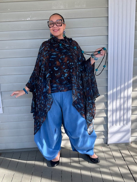 Kedem Pearl Poncho style top