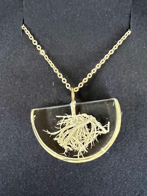 Eco-Resin Half Moon with Inlay