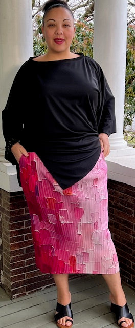 Vanite Couture Multicolored Skirts (Blue, Pink, or Black)