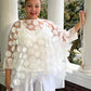 Poncho Top with Dots