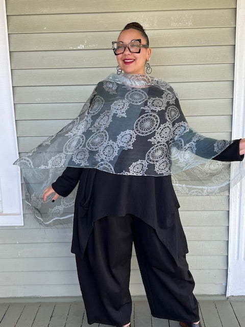 100% Silk Ojibwe Scarf