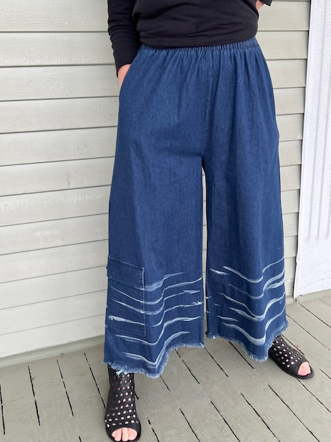 Vanite Cuture Blue Denim Pants