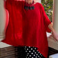 100% Linen Oversized Top (Yellow, Red, or Black)