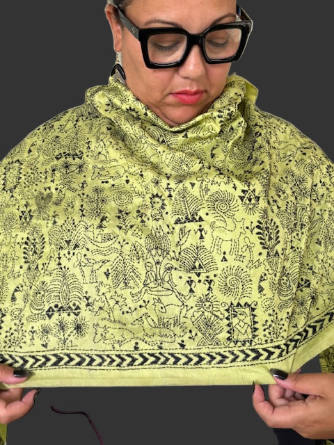 Citrine Silk Scarf