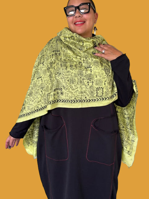 Citrine Silk Scarf