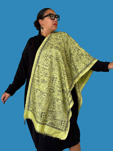 Citrine Silk Scarf