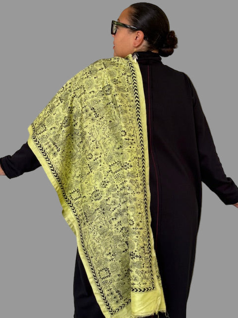 Citrine Silk Scarf
