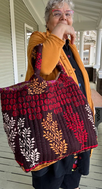 Kantha Vagabond Bag