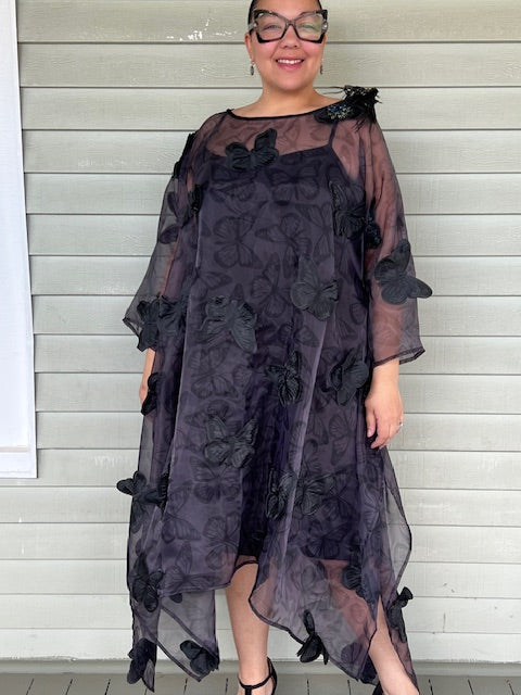 DTH Organza 3-D Butterfly Overlay