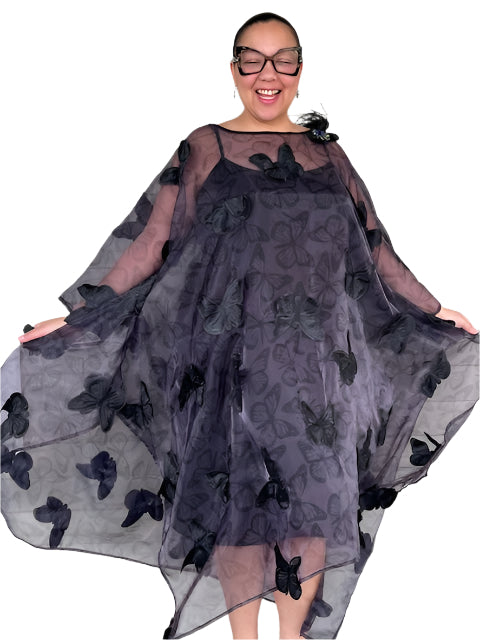 DTH Organza 3-D Butterfly Overlay