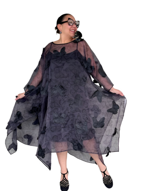 DTH Organza 3-D Butterfly Overlay