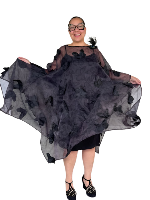 DTH Organza 3-D Butterfly Overlay