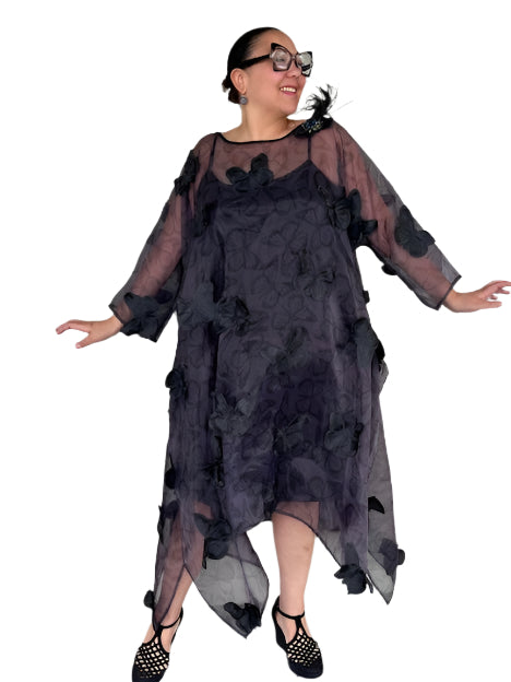 DTH Organza 3-D Butterfly Overlay