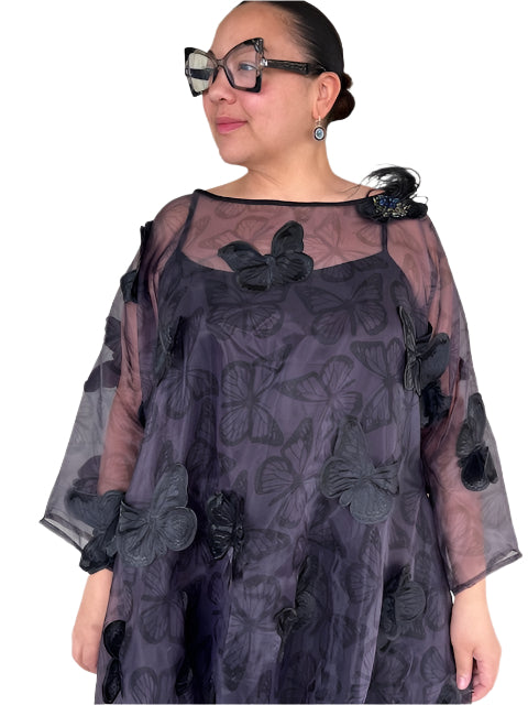DTH Organza 3-D Butterfly Overlay