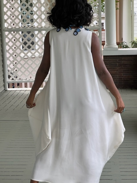 100% Silk Crepe Architect Dress