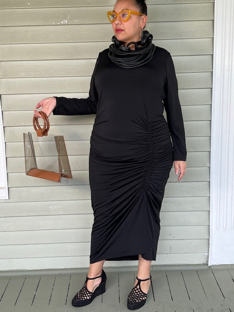 Planet Matte Jersey Incredible Gathered Dress