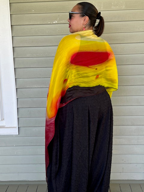 Tiger Lily Scarf (Red or Yellow)