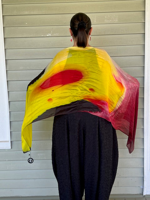 Tiger Lily Scarf (Red or Yellow)