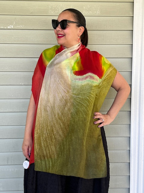 Tiger Lily Scarf (Red or Yellow)