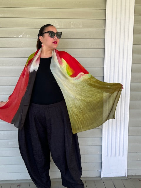 Tiger Lily Scarf (Red or Yellow)